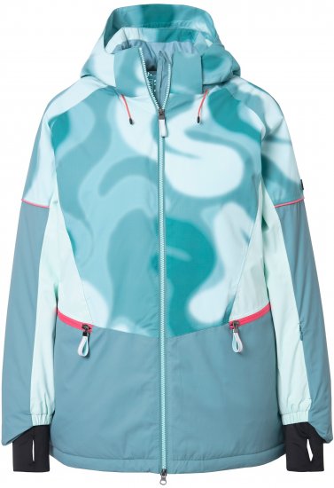 Ulla Popken HYPRAR Performance Jacket Ice Green - Chaquetas - 