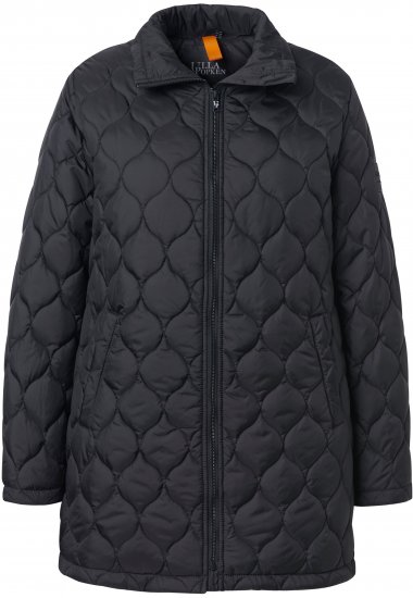 Ulla Popken HYPRAR Water-Repellent Quilted Jacket Black - Chaquetas - 