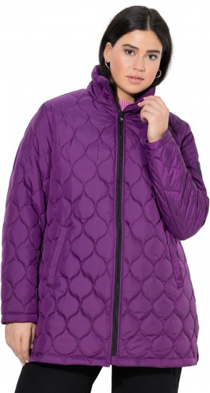 Ulla Popken HYPRAR Water-Repellent Quilted Jacket Plum - Chaquetas - 