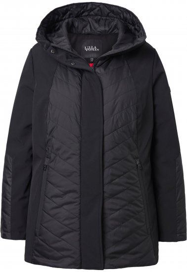 Ulla Popken HYPRAR Functional Softshell Jacket Black - Chaquetas - 