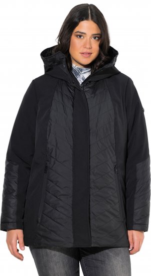 Ulla Popken HYPRAR Functional Softshell Jacket Black - Chaquetas - 