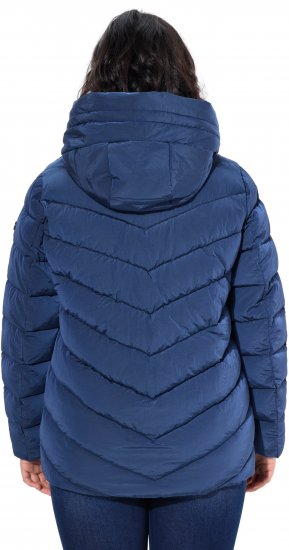 Ulla Popken HYPRAR Quilted Puffer Jacket Navy - Chaquetas - 