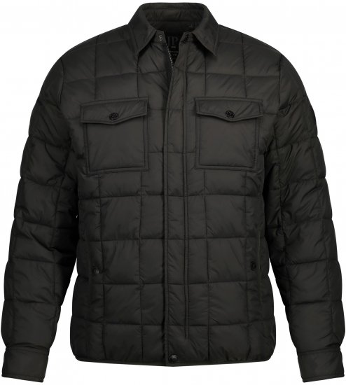 JP1880 Quilted Shirt Collar Jacket TALL Anthracite - TALL chaquetas - 