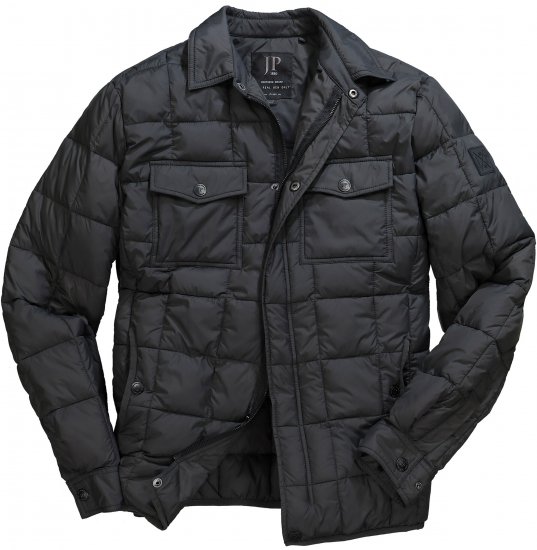JP1880 Quilted Shirt Collar Jacket TALL Anthracite - TALL chaquetas - 