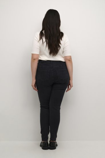 Kaffe Curve Laurina Vaqueros Denim negro lavado - Vaqueros & Pantalones de Mujer Tallas Grandes – Plus Size - 