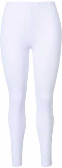 Ulla Popken Basic Stretch Knit Ankle Length Leggings Snow White - Vaqueros & Pantalones de Mujer Tallas Grandes – Plus Size - Vaqueros y pantalones, EU 42-70