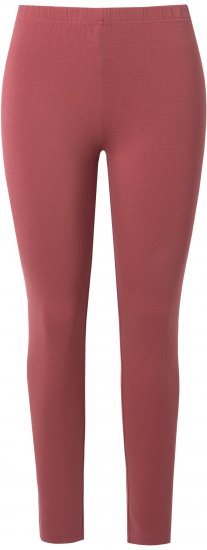 Ulla Popken Basic Stretch Knit Ankle Length Leggings Brick Red - Vaqueros & Pantalones de Mujer Tallas Grandes – Plus Size - 