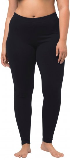 Ulla Popken Basic Stretch Knit Ankle Length Leggings Navy - Vaqueros & Pantalones de Mujer Tallas Grandes – Plus Size - 