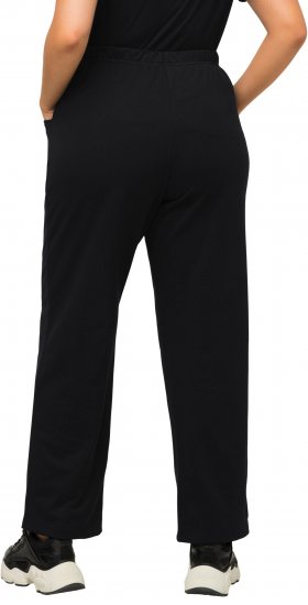 Ulla Popken Pull On Knit Straight Leg Pocket Pants Black - ROPA DE MUJER 40-66 - 
