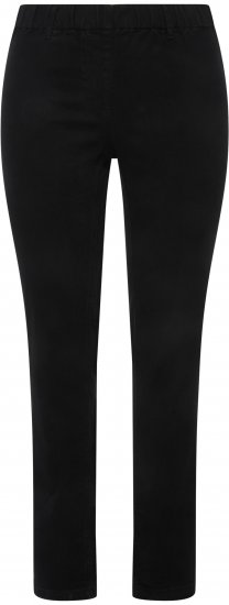 Ulla Popken Denim Look All Elastic Pocket Sienna Jeggings Black - Vaqueros & Pantalones de Mujer Tallas Grandes – Plus Size - 