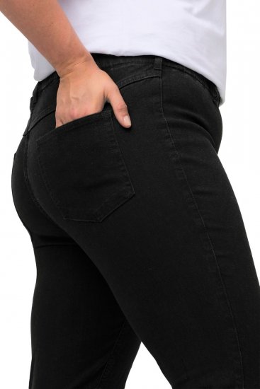 Ulla Popken Denim Look All Elastic Pocket Sienna Jeggings Black - Ulla Popken - Ulla Popken Ropa de Tallas Grandes