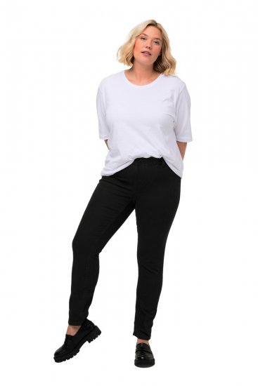 Ulla Popken Denim Look All Elastic Pocket Sienna Jeggings Black - Ulla Popken - Ulla Popken Ropa de Tallas Grandes