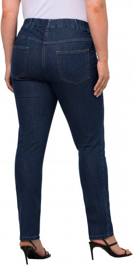 Ulla Popken Denim Look All Elastic Pocket Sienna Jeggings Blue Denim - Vaqueros & Pantalones de Mujer Tallas Grandes – Plus Size - 