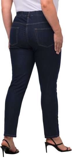 Ulla Popken Denim Look All Elastic Pocket Sienna Jeggings Dark Blue Denim - Vaqueros & Pantalones de Mujer Tallas Grandes – Plus Size - 