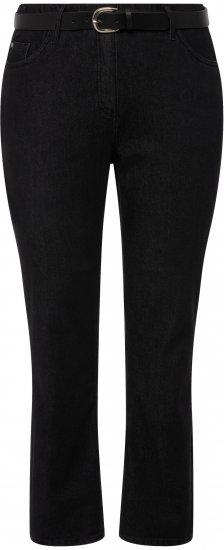 Ulla Popken Sammy Fit Slim Leg Stretch Jeans Black - Vaqueros & Pantalones de Mujer Tallas Grandes – Plus Size - 