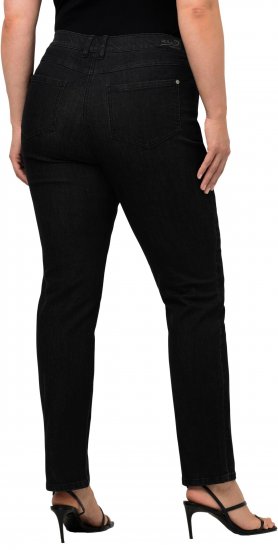 Ulla Popken Sammy Fit Slim Leg Stretch Jeans Black - Vaqueros & Pantalones de Mujer Tallas Grandes – Plus Size - 