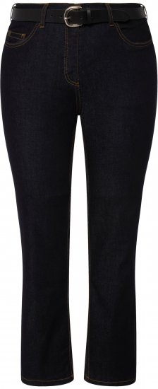 Ulla Popken Sammy Fit Slim Leg Stretch Jeans Dark Blue Denim - Vaqueros & Pantalones de Mujer Tallas Grandes – Plus Size - 