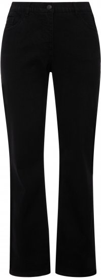 Ulla Popken Straight Leg Mandy Fit Stretch Jeans Black - Vaqueros & Pantalones de Mujer Tallas Grandes – Plus Size - 
