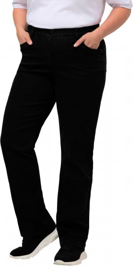 Ulla Popken Straight Leg Mandy Fit Stretch Jeans Black - Vaqueros & Pantalones de Mujer Tallas Grandes – Plus Size - 