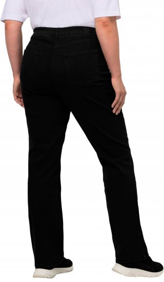 Ulla Popken Straight Leg Mandy Fit Stretch Jeans Black - Vaqueros & Pantalones de Mujer Tallas Grandes – Plus Size - 