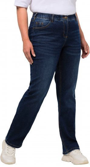 Ulla Popken Straight Leg Mandy Fit Stretch Jeans Blue Denim - Vaqueros & Pantalones de Mujer Tallas Grandes – Plus Size - 