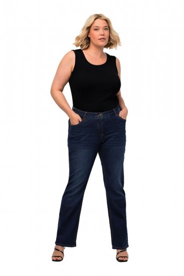 Ulla Popken Marie Fit Bootcut Stretch Jeans Blue Denim - Ulla Popken - Ulla Popken Ropa de Tallas Grandes