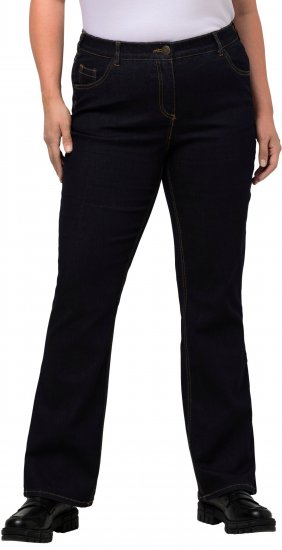Ulla Popken Marie Fit Bootcut Stretch Jeans Dark Blue Denim - Vaqueros & Pantalones de Mujer Tallas Grandes – Plus Size - 