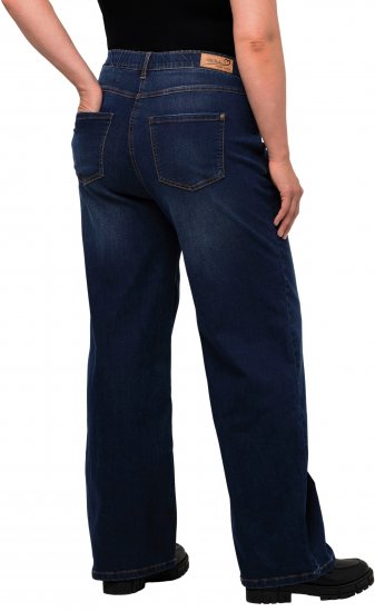 Ulla Popken Mary Fit Wide Leg Stretch Jeans Blue Denim - Vaqueros & Pantalones de Mujer Tallas Grandes – Plus Size - Vaqueros y pantalones, EU 42-70