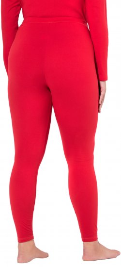 Ulla Popken Quick Dry Moisture Wicking Stretch Ski Leggings Salsa Red - Vaqueros & Pantalones de Mujer Tallas Grandes – Plus Size - 