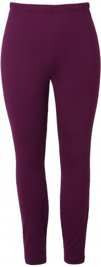 Ulla Popken Quick Dry Moisture Wicking Stretch Ski Leggings Grape Red - Vaqueros & Pantalones de Mujer Tallas Grandes – Plus Size - 