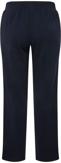 Ulla Popken Side Stripe Adjustable Drawstring Waist Joggers Navy - Vaqueros & Pantalones de Mujer Tallas Grandes – Plus Size - 