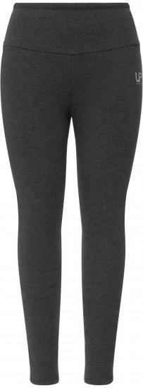 Ulla Popken Faux Fur Lined Stretch Leggings Charcoal - Vaqueros & Pantalones de Mujer Tallas Grandes – Plus Size - 
