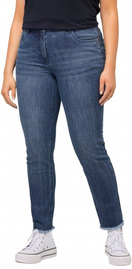 Ulla Popken Positive Thoughts Slim Leg Sarah Fit Stretch Jeans Blue Denim - ROPA DE MUJER 40-66 - 