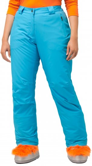 Ulla Popken Thermal Triple-Function Pants Bright Turquoise - Vaqueros & Pantalones de Mujer Tallas Grandes – Plus Size - 