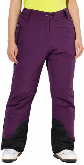 Ulla Popken HYPRAR Triple Function Ski Pants Grape Red - Vaqueros & Pantalones de Mujer Tallas Grandes – Plus Size - 