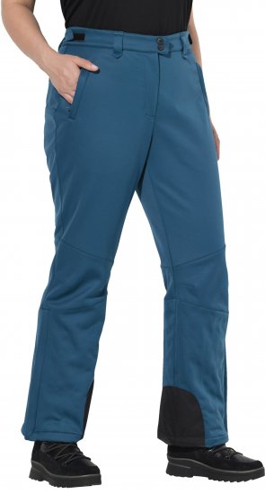 Ulla Popken Water Repellent Softshell Pants Dark Petrol - Vaqueros & Pantalones de Mujer Tallas Grandes – Plus Size - 