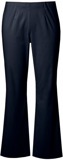 Ulla Popken Bengaline Elastic Waist Thermal Pants Navy - Vaqueros & Pantalones de Mujer Tallas Grandes – Plus Size - 