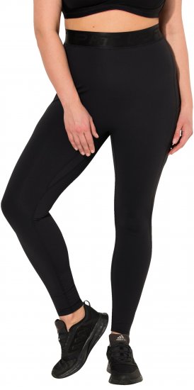 Ulla Popken Lightfit Quick Drying Leggings Black - Vaqueros & Pantalones de Mujer Tallas Grandes – Plus Size - 