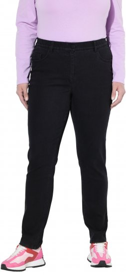 Ulla Popken Stretch Fit Jeans Black - Vaqueros & Pantalones de Mujer Tallas Grandes – Plus Size - Vaqueros y pantalones, EU 42-70