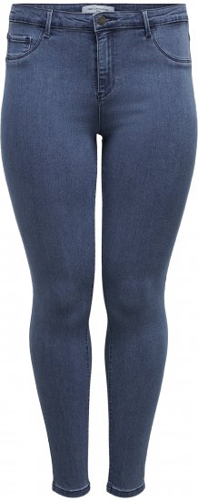 Only Carmakoma Thunder Life Skinny Fit Jeans Blue Denim - Vaqueros & Pantalones de Mujer Tallas Grandes – Plus Size - 