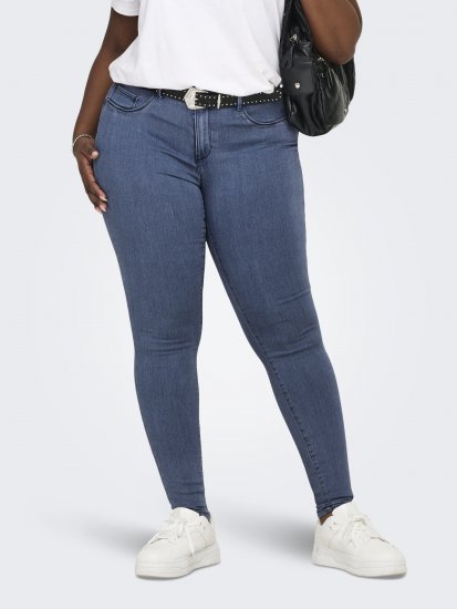 Only Carmakoma Thunder Life Skinny Fit Jeans Blue Denim - Vaqueros & Pantalones de Mujer Tallas Grandes – Plus Size - 