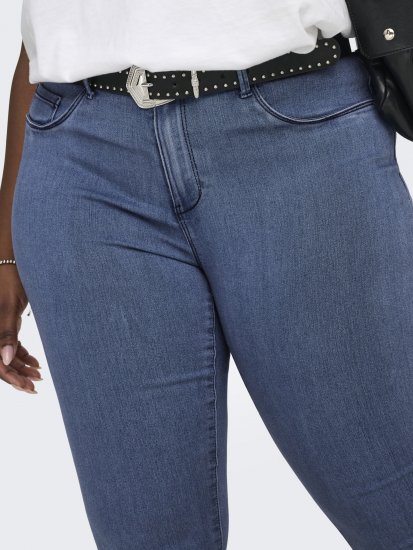 Only Carmakoma Thunder Life Skinny Fit Jeans Blue Denim - Vaqueros & Pantalones de Mujer Tallas Grandes – Plus Size - 