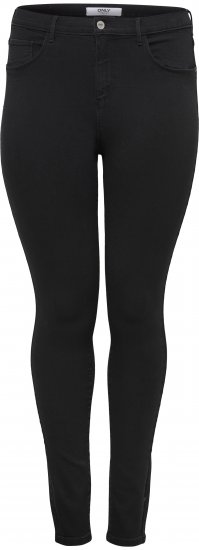 Only Carmakoma Storm Life Skinny Fit jeans Black - Vaqueros - 