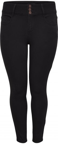 Only Carmakoma Anna Life Skinny Jeans Black - Vaqueros - 