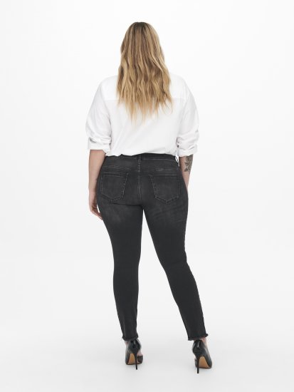 Only Carmakoma Willy Skinny Fit Jeans Black - Vaqueros - 