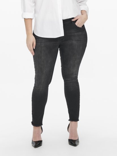 Only Carmakoma Willy Skinny Fit Jeans Black - Vaqueros - 