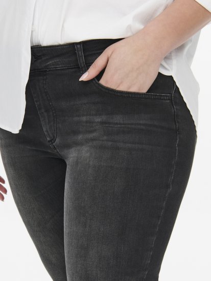 Only Carmakoma Willy Skinny Fit Jeans Black - Vaqueros - 