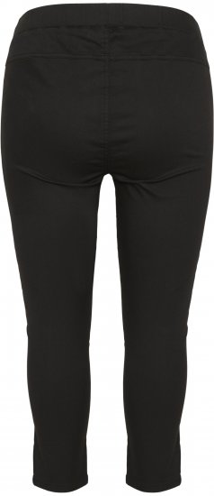 Kaffe Curve Ana Cropped Twill Jeggings Negro intenso - Vaqueros & Pantalones de Mujer Tallas Grandes – Plus Size - 