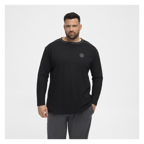 North Latitude Py Jersey O-Neck Long Sleeve Black - Camisetas de manga larga - Camisetas de manga larga - 2XL-14XL