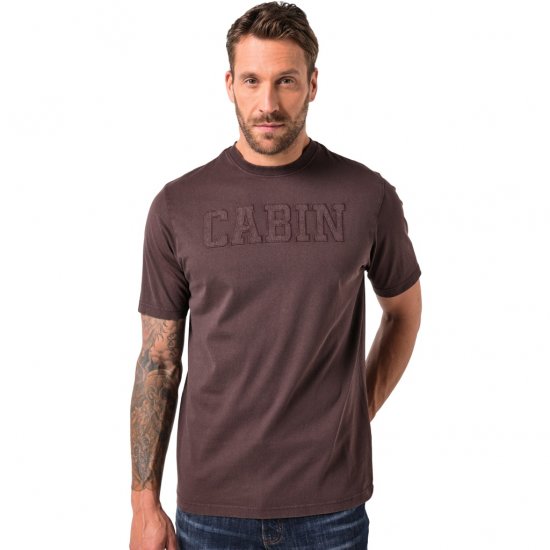 JP1880 T-Shirt Short Sleeve Cabin Mahogany Brown - Camisetas - Camisetas - 2XL-14XL